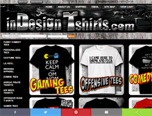 Tablet Screenshot of indesigntshirts.com